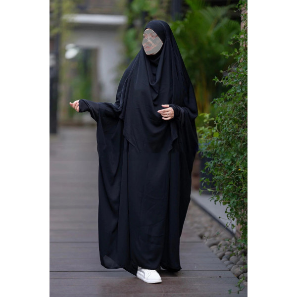 Full length Amaya Jilbab Black