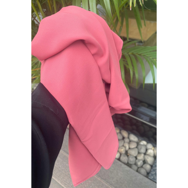 Georgette Hijab Coral