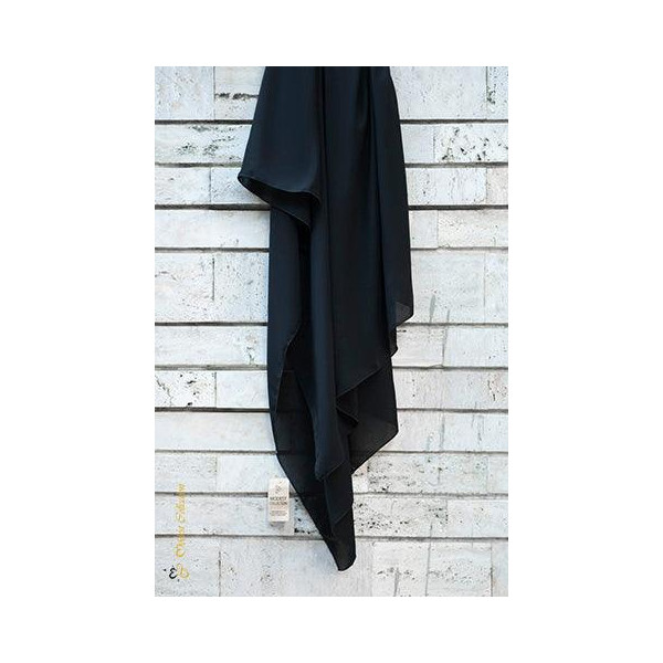 Chiffon Hijab Black